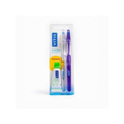 Periuta De Dinti Vitis Medium Duplo Blister Dentaid
