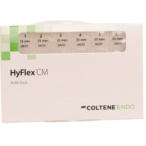 Ace rotative HyFlex CM NiTi Crown Down S 25mm Coltene Whaledent