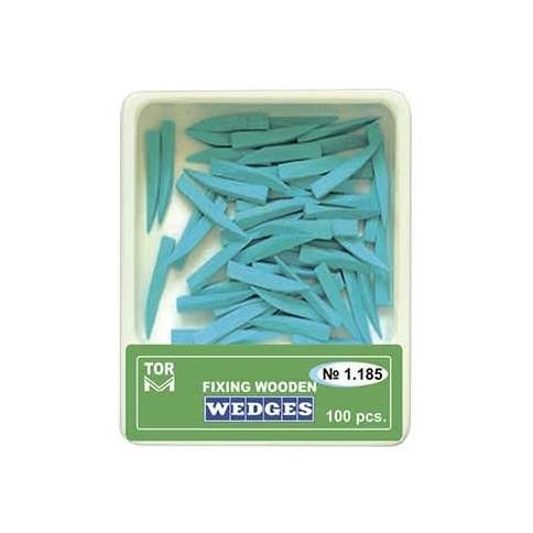 Pene lemn interdentare 100buc medium scurte albastre 1.185