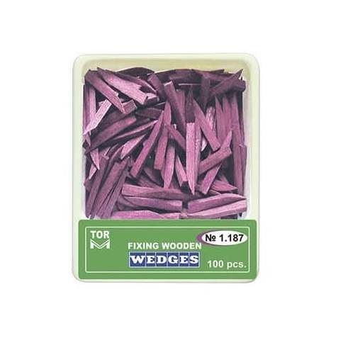 Pene lemn interdentare 100buc dure lungi mov 1.187