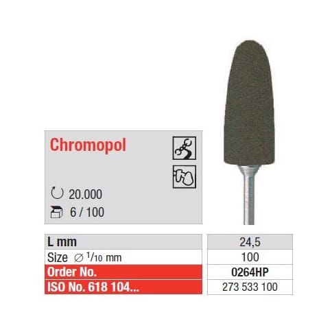 Polipanti Aliaj CrCo si NP Chromopol Maro - 100 buc.