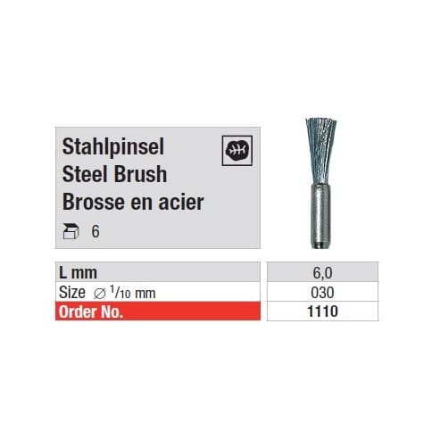 Perie Otel pentru adaptor 1107 - 6 bucati