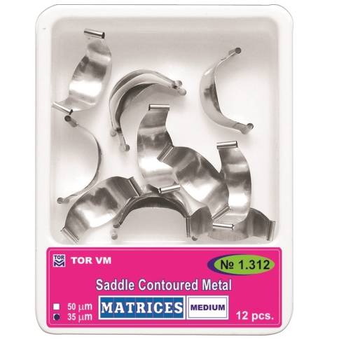 MATRICI METAL CONTURATE FLEXIBIL MEDIUM 12buc TOR 1.312/2