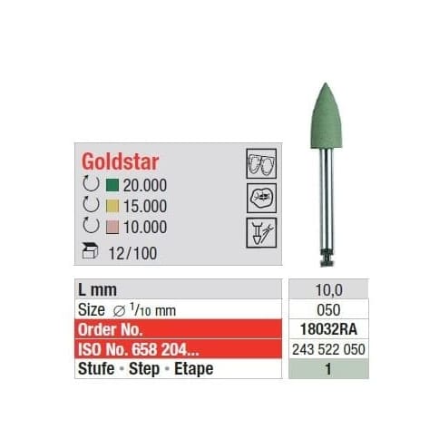Polipanti Aliaje Pretioase GoldStar RA Pasul 1: Verde - 12 bucati