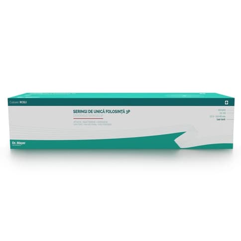 Seringa Rosie 3P 10ml cu ac 21G luer lock Dr. Mayer