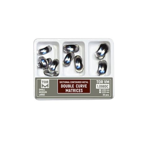 Matrici sectionale conturate metalice dublu curbate 0.050mm 30 bucati TorVM