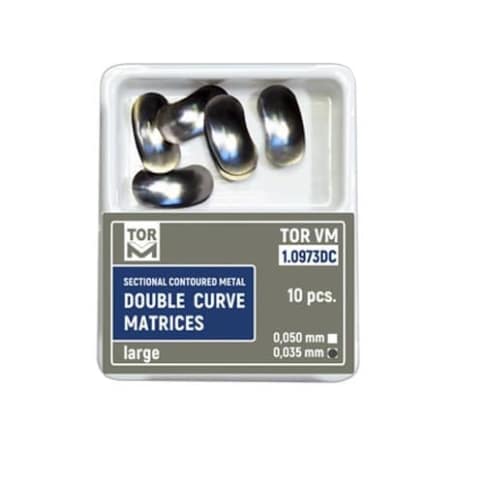 Matrici metalice sectionale conturate dublu curbate large 0.050mm TorVM