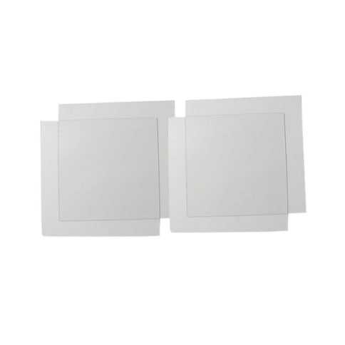 Folii gutiera patrate 125mm x 125mm - 0.5mm 25 bucati Leone
