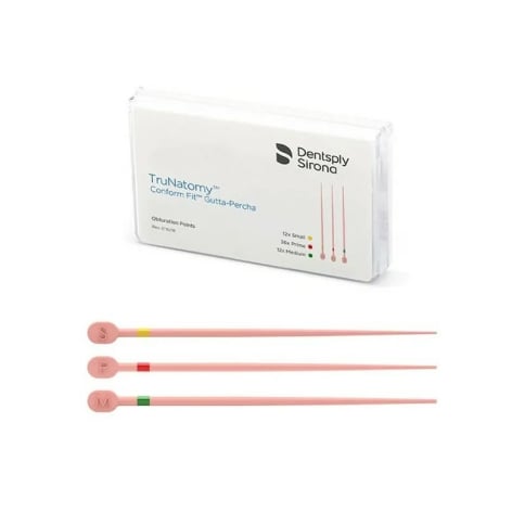 Conuri gutaperca asortate TruNatomy Conform Fit Dentsply