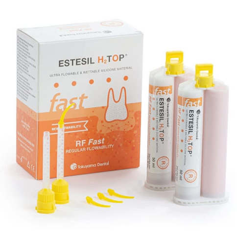Estesil H2Top RF Regular Flowability Gun Mix 1:1 Fast 2 x 50ml Tokuyama