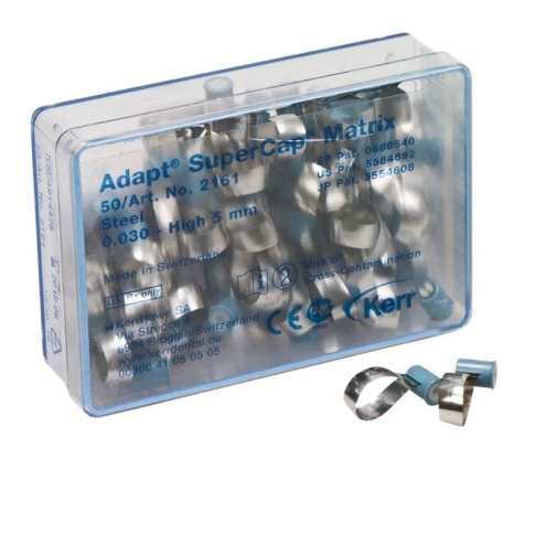 Matrici metalice Supercap 0.030/5.0 mm albastre 50 bucati Kerr