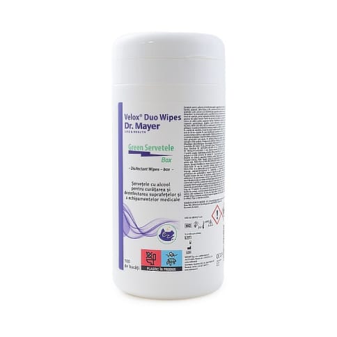 Cutie servetele dezinfectante Green 100 bucati Dr.Mayer