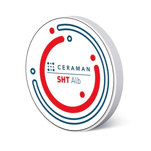 Disc zirconiu alb SHT 98 x 22mm Ceraman