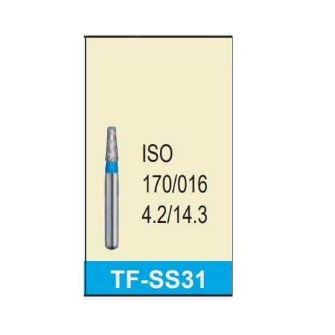 Freza diamantata super-scurta standard TF-SS31 albastru ISO ISO170/016 Mani