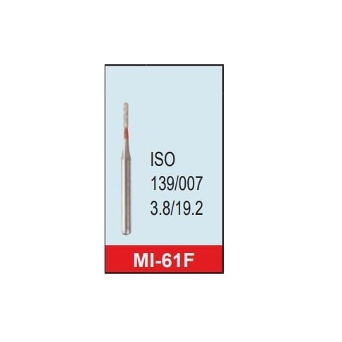 Freza diamantata fina MI-61F rosu ISO 139/007 Mani