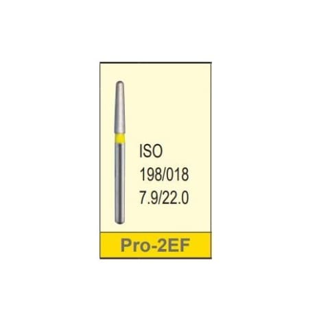 Freza diamantata extra-fina PRO-2EF galben ISO 198/017 Mani