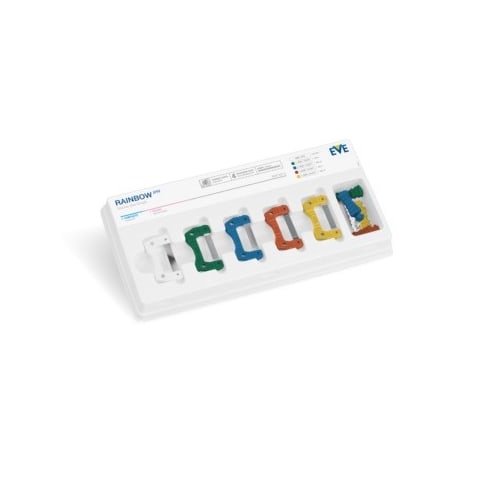 Set benzi abrazive cu maner Rainbow IPR Single Sided Eve