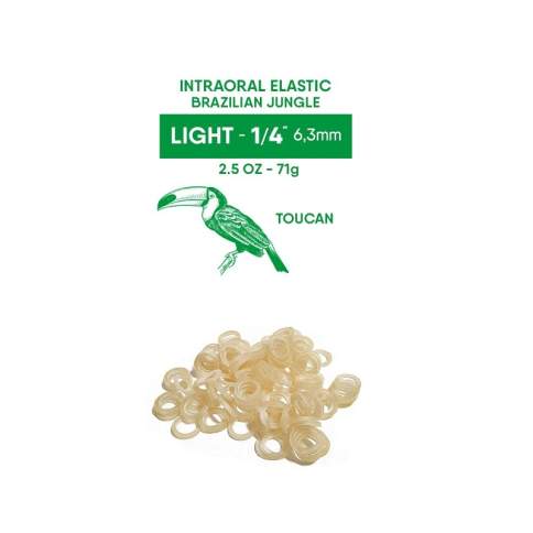 Elastice intraorale Brazilian Jungle Light 1/4" (6.3mm) 2.5oz (71g) Orthometric