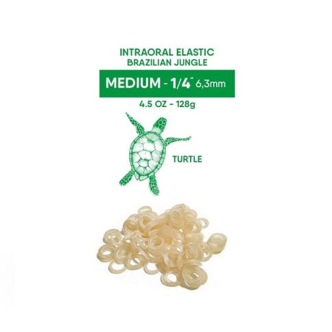 Elastice intraorale Brazilian Jungle Medium 1/4" (6.3mm) 4.5oz (128g) Orthometric