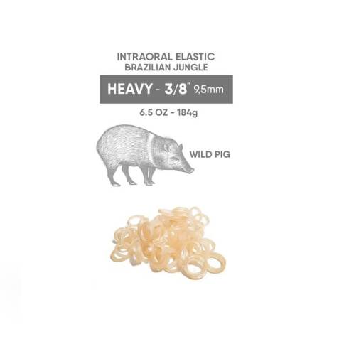 Elastice intraorale Brazilian Jungle Heavy 3/8" (9.5mm) 6.5oz (184g) Orthometric