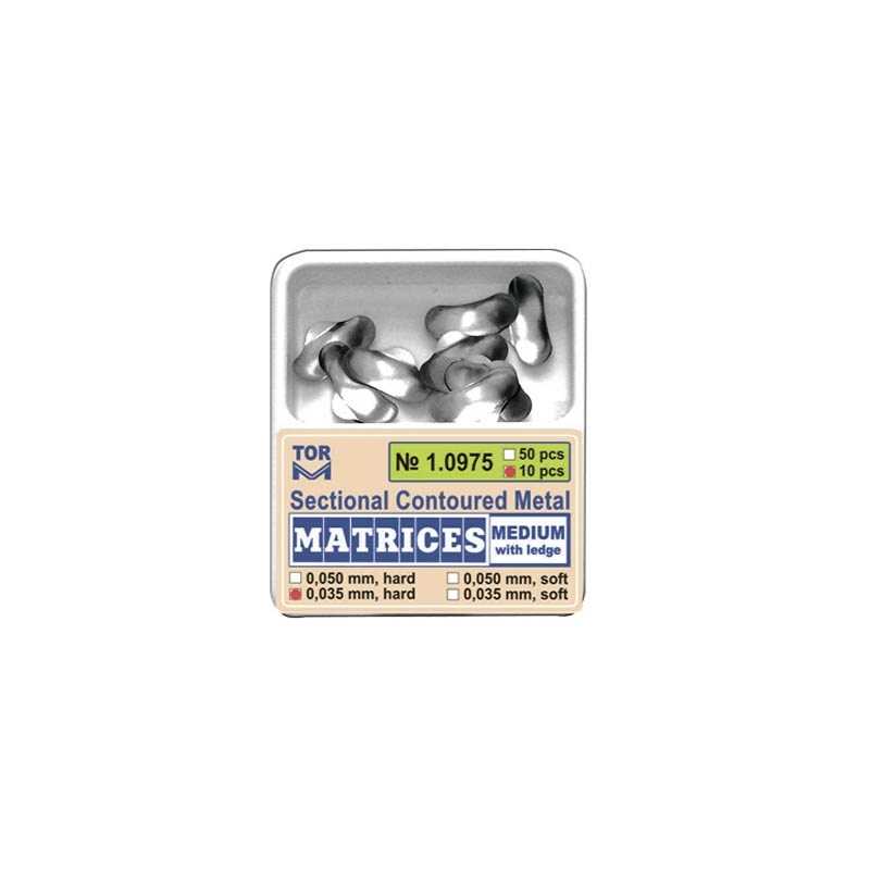 Matrici sectionate tip palodent 5mm Medium cu bordura 50buc 1.0975-50