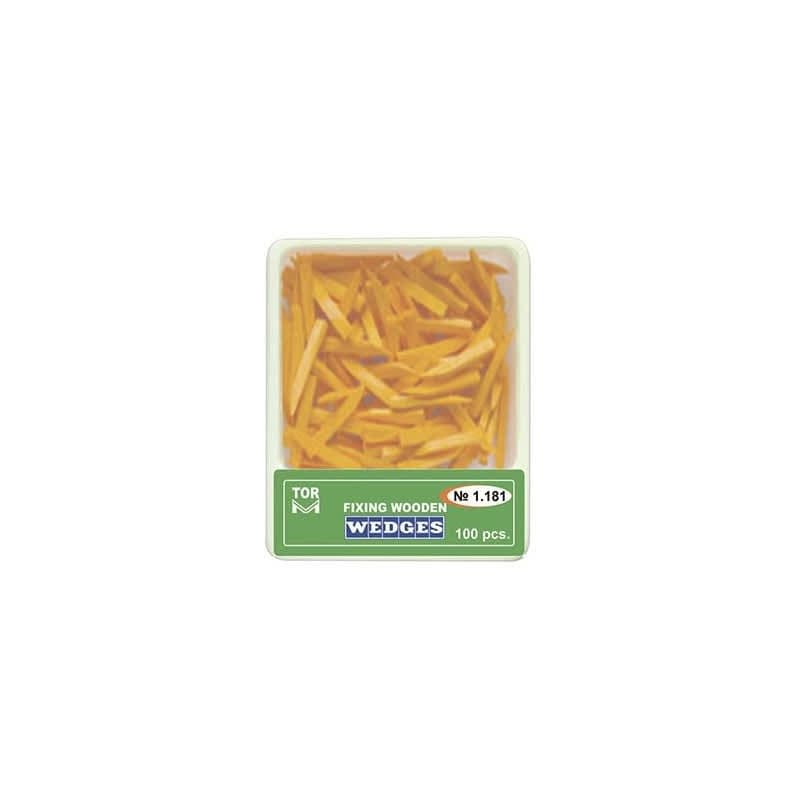 Pene lemn interdentare 100buc superfine scurte orange 1.181