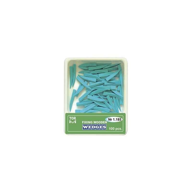 Pene lemn interdentare 100buc medium scurte albastre 1.185