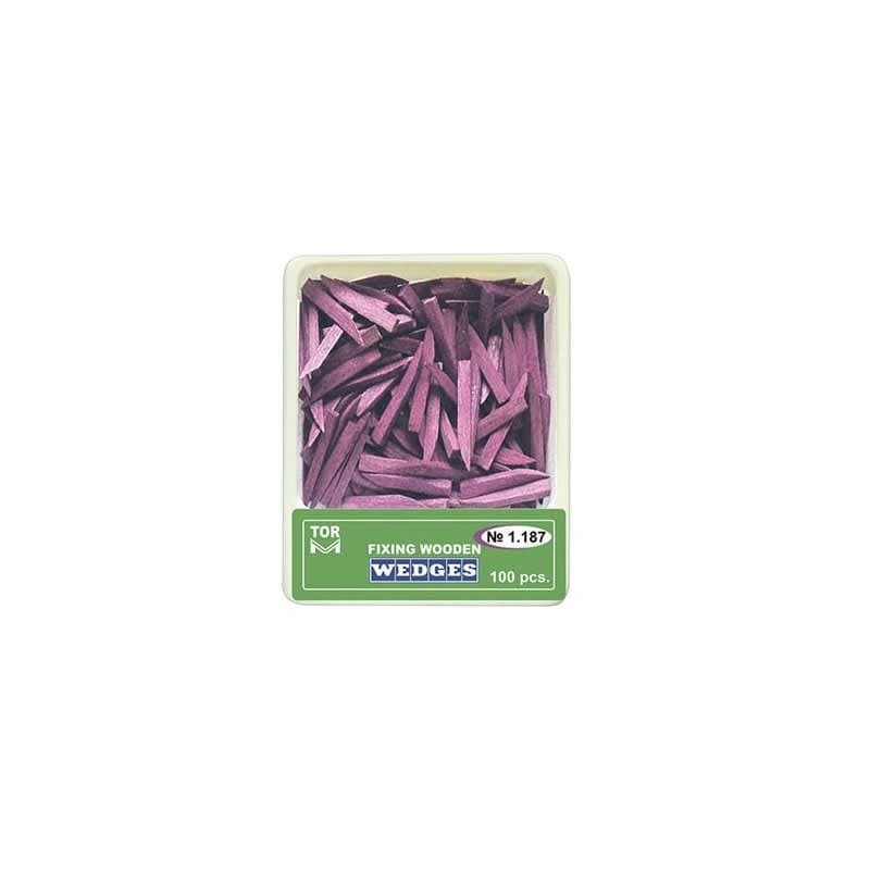 Pene lemn interdentare 100buc dure lungi mov 1.187