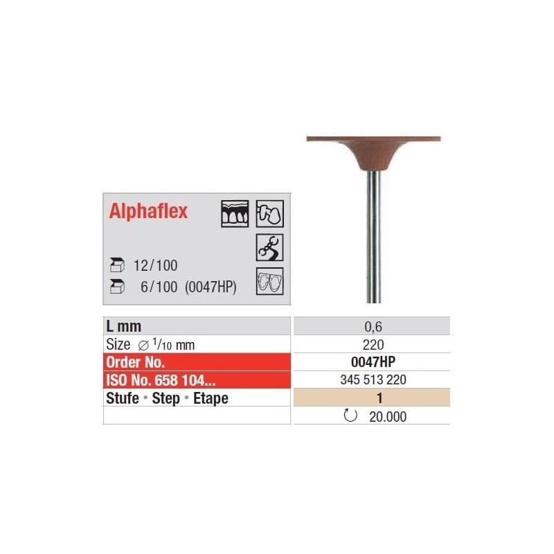 Polipanti Alphaflex montati - Pasul 1: Maro - 6 bucati