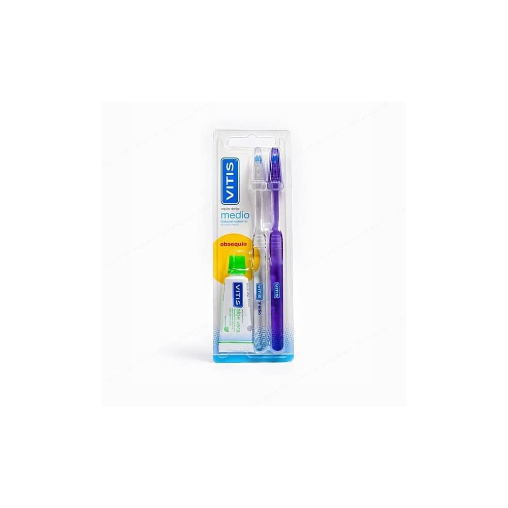 Periuta De Dinti Vitis Medium Duplo Blister Dentaid