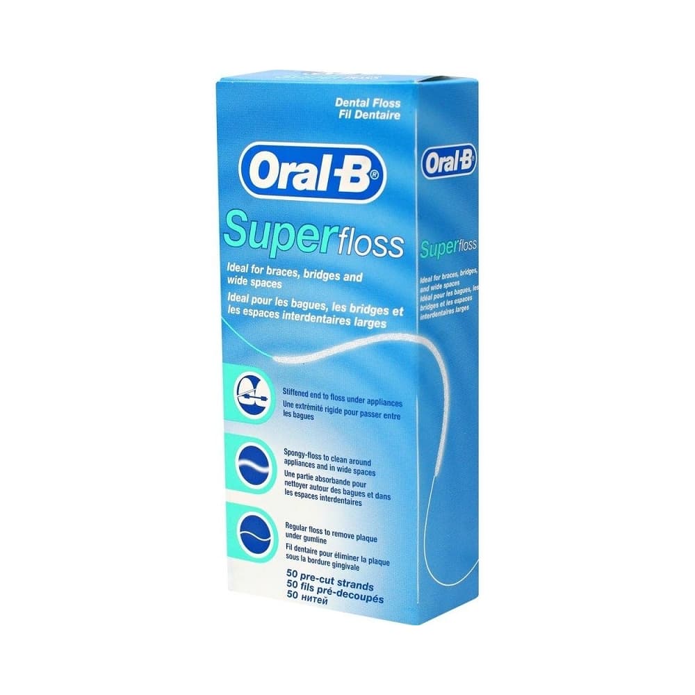Ata Dentara Oral-B Superfloss Pretaiata 50 Bucati