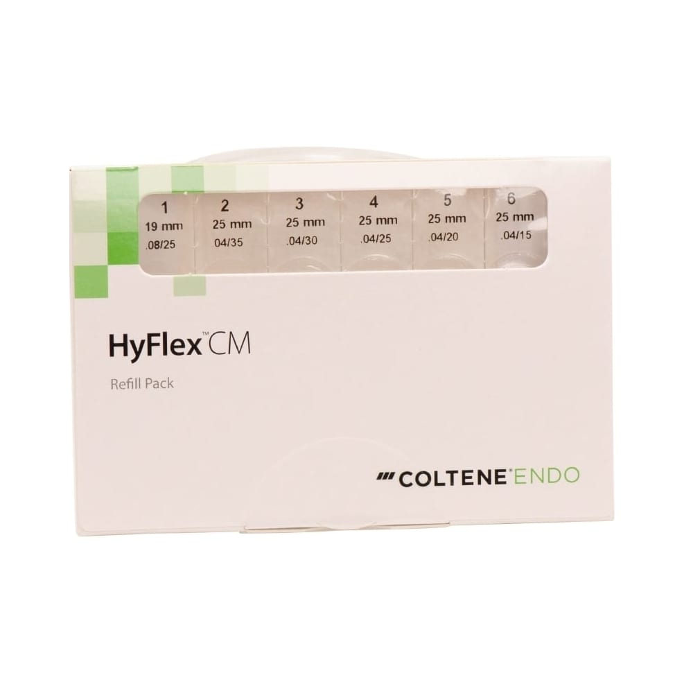 Ace rotative HyFlex CM NiTi Crown Down L 25mm Coltene Whaledent