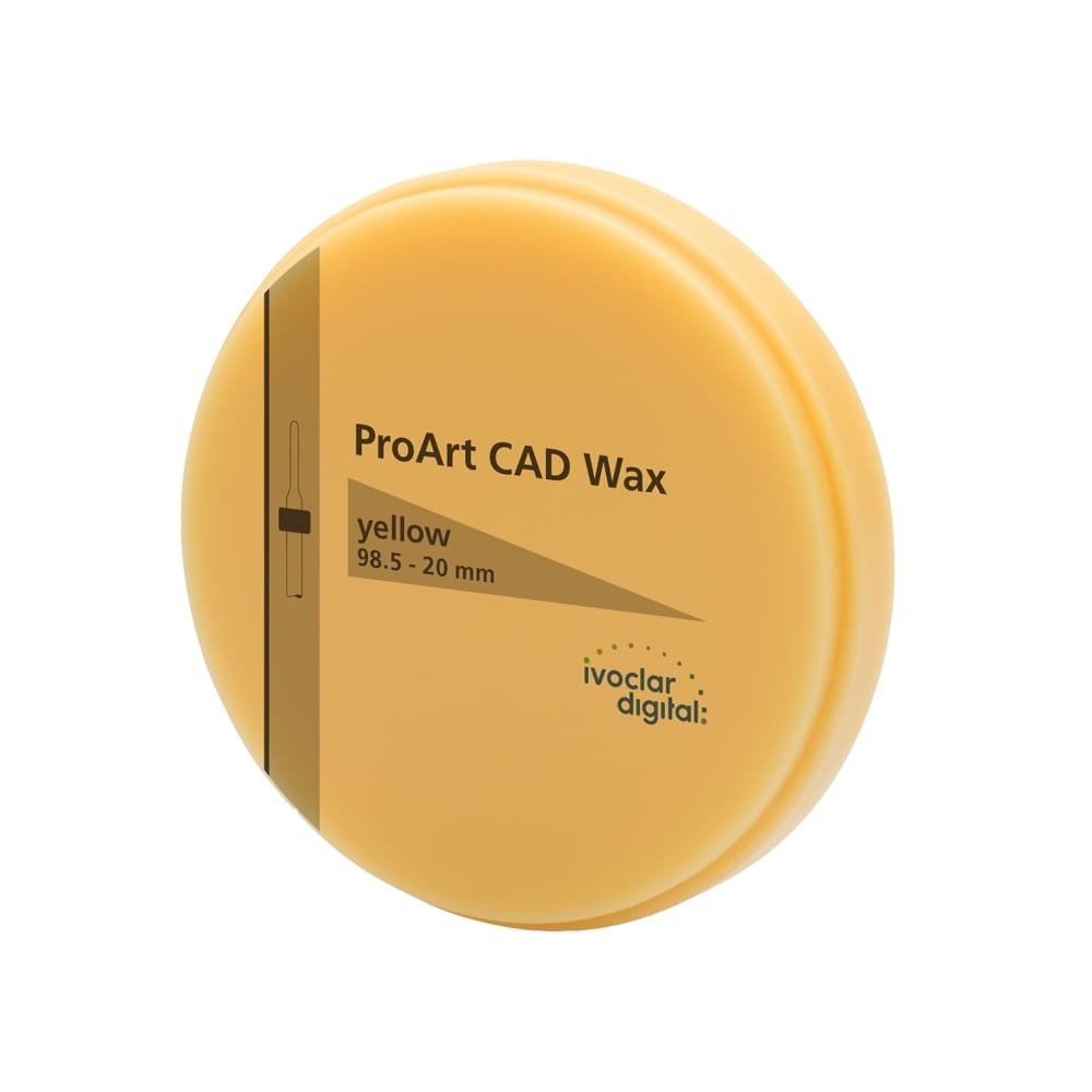 ProArt CAD DISC Wax yellow 98.5-20mm/1