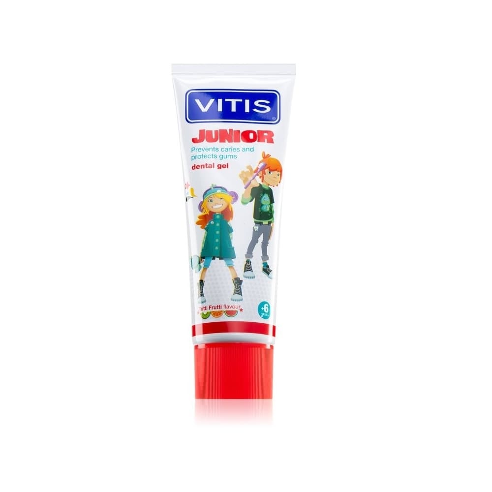 Pasta de dinti Vitis Junior Gel Tutti-Frutti 75ml Dentaid