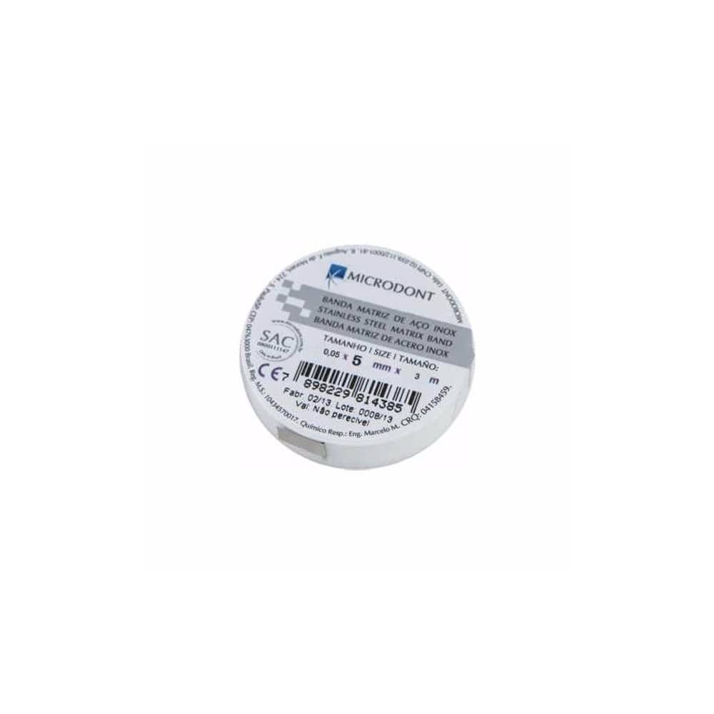 BANDA MATRICE METAL 0.05*7*5M Microdont