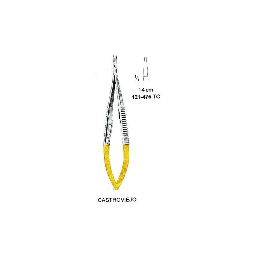 Portac Castroviejo Drept 14 Cm Dr. Protect