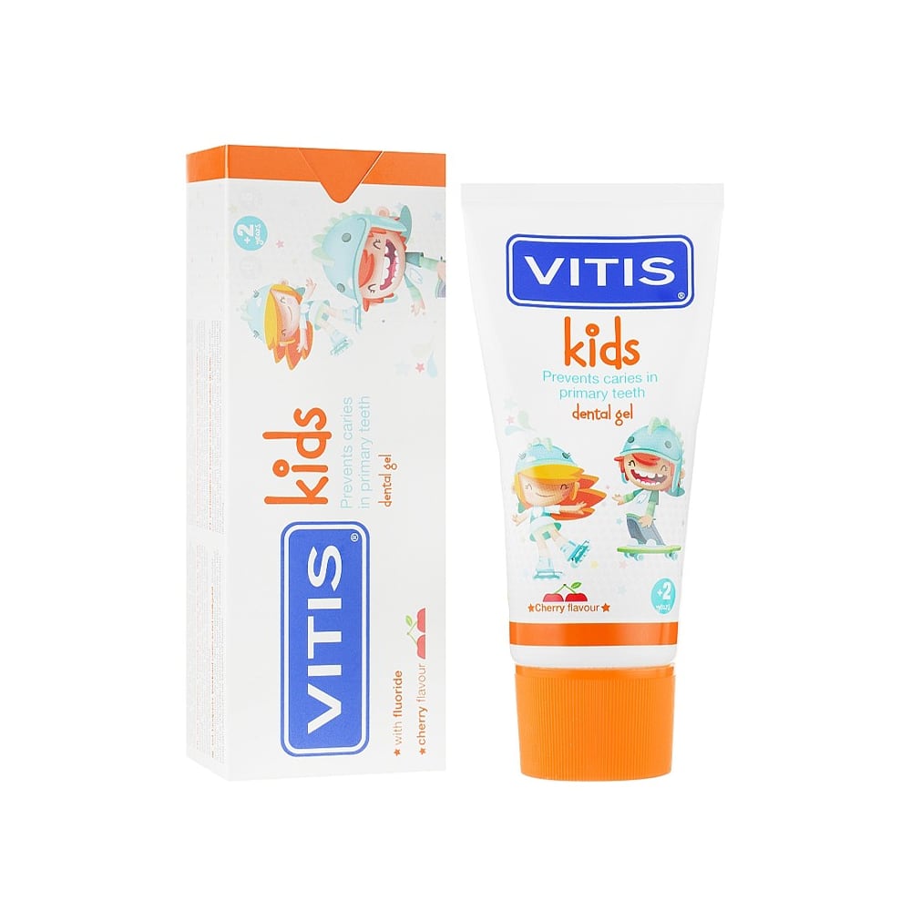 Pasta de dinti Vitis Junior Cherry 2+