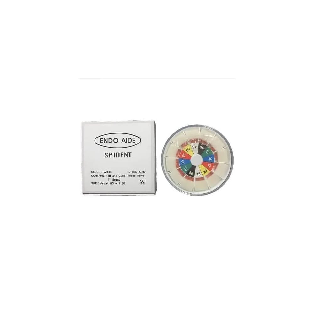 Conuri Gutaperca Endo Aide ASS 15-80 Spident, 240 bucati