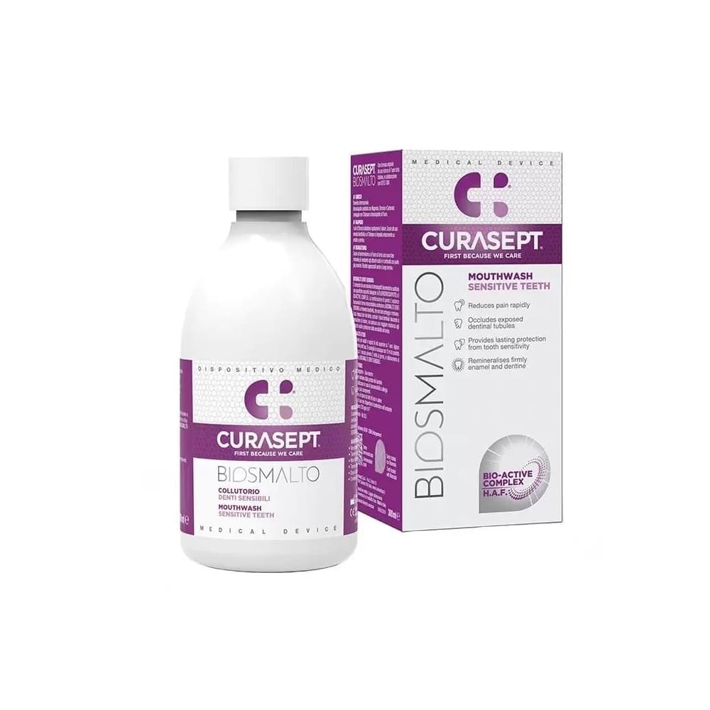 Apa de gura Biosmalto Sensitive, 300ml, Curasept