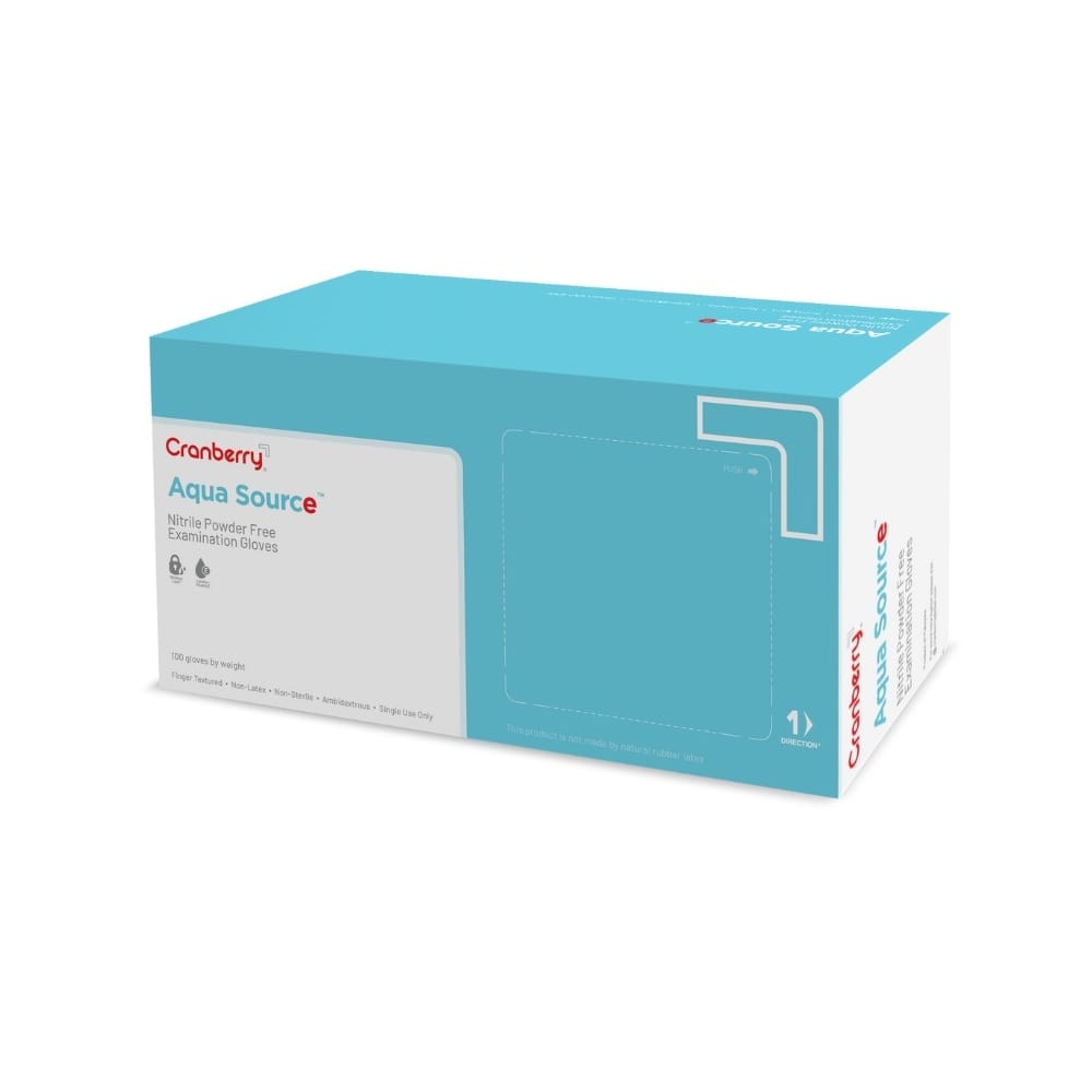 Manusi examinare Aqua Source cu Lanolina si Vitamina E marimea XS Cranberry