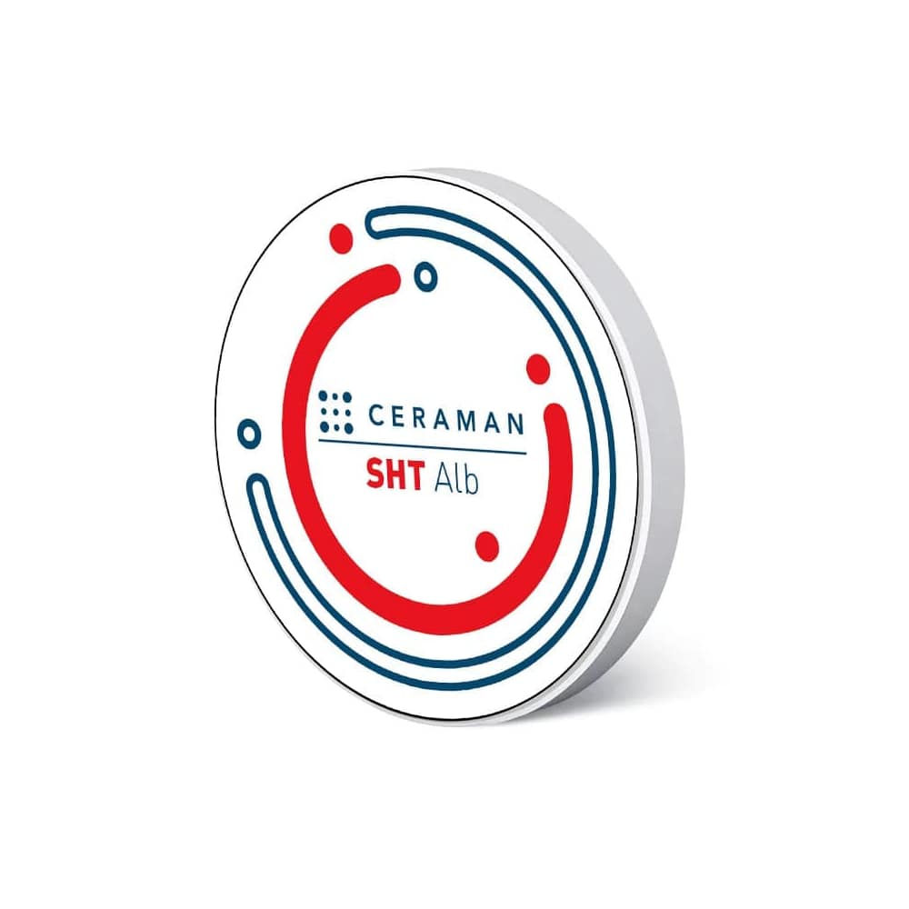 Disc zirconiu alb SHT 98 x 16mm Ceraman