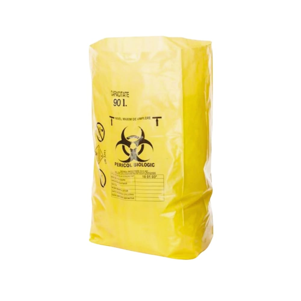 Saci galbeni pericol biologic 90L